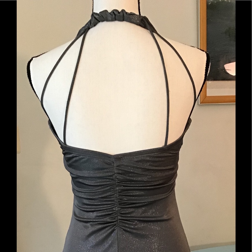 Fanny Fashion shiny grey dress. S